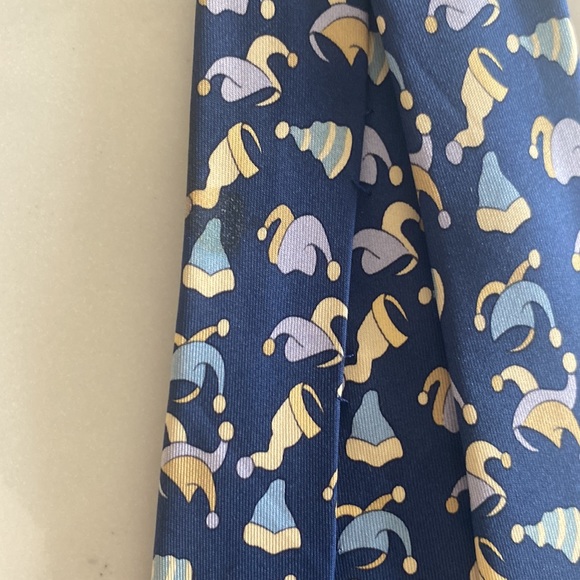Hermes Mens Jester Tie Good Condition- 100% silk - Picture 3 of 4